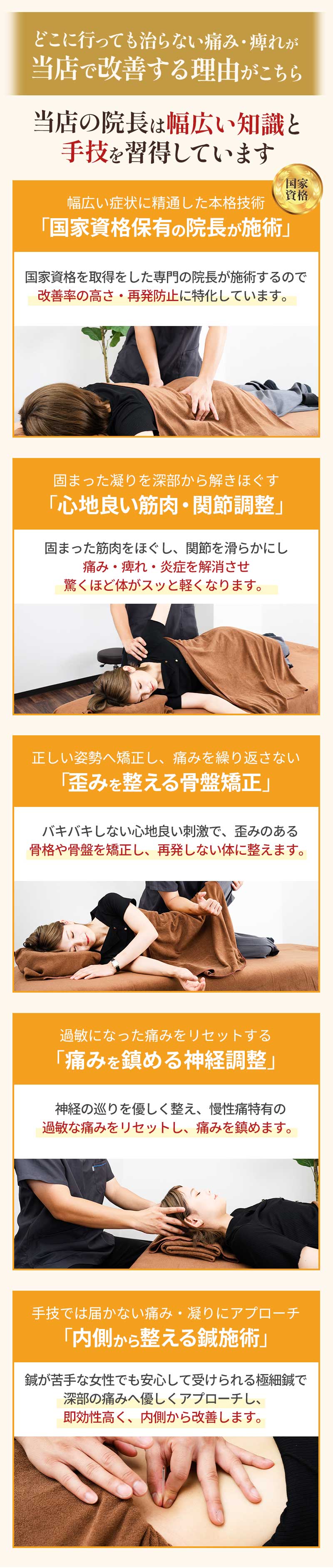 選ばれる理由