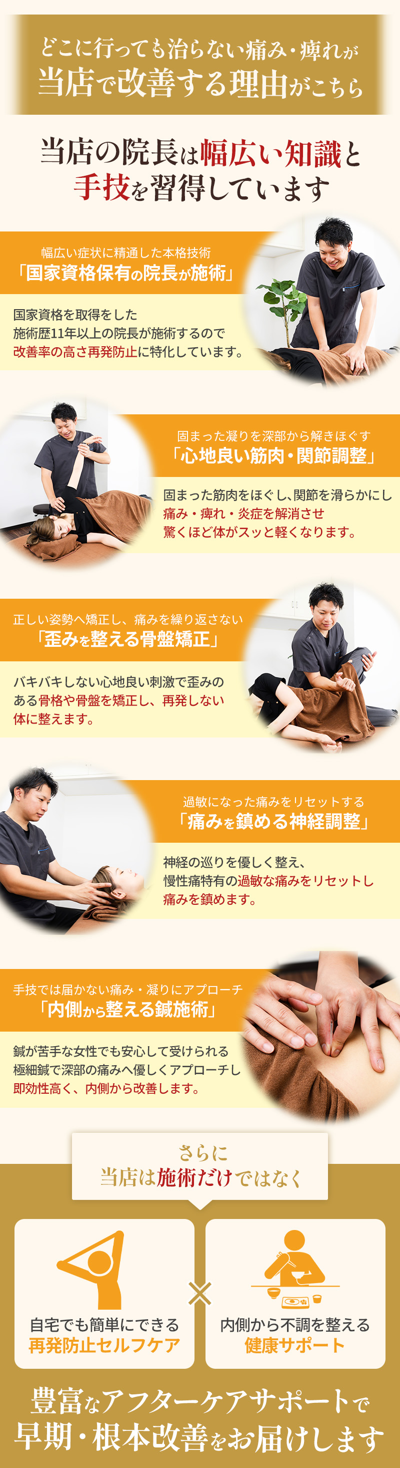 選ばれる理由