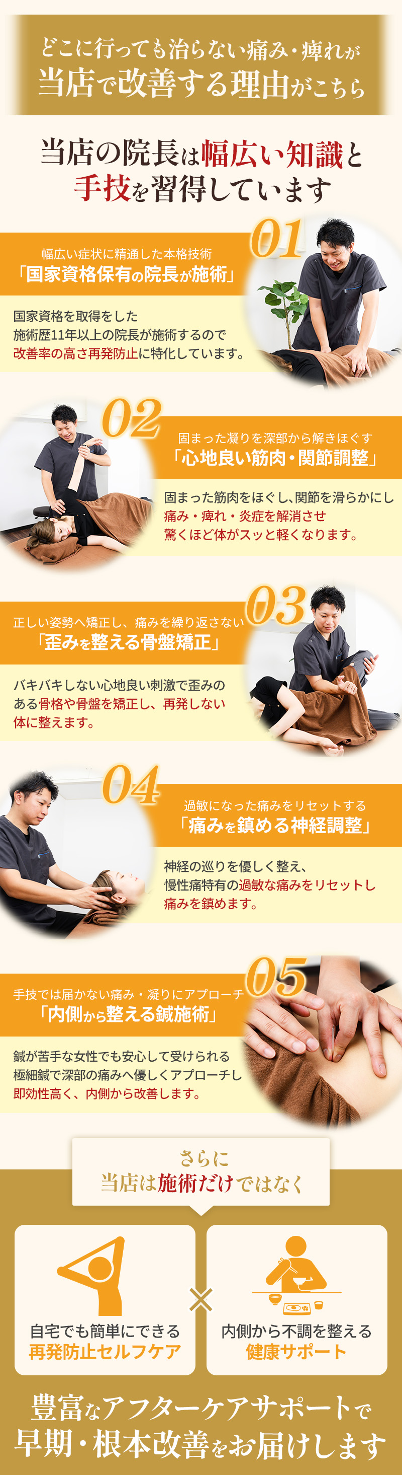 選ばれる理由