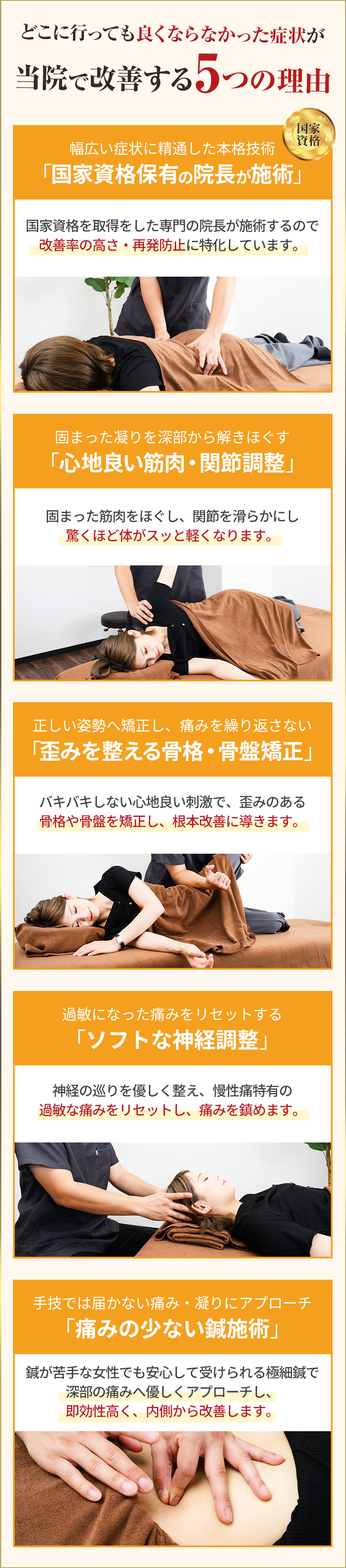 選ばれる理由