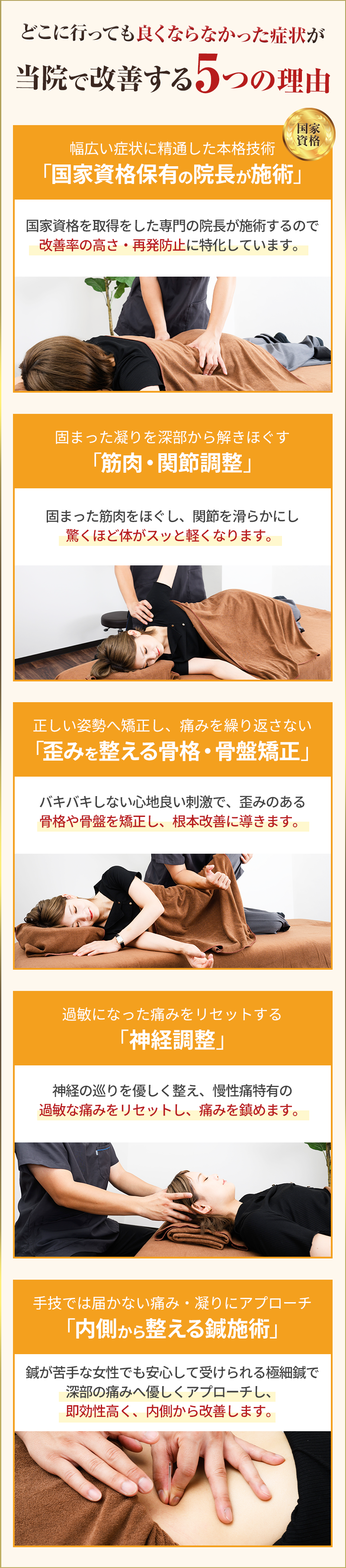 選ばれる理由