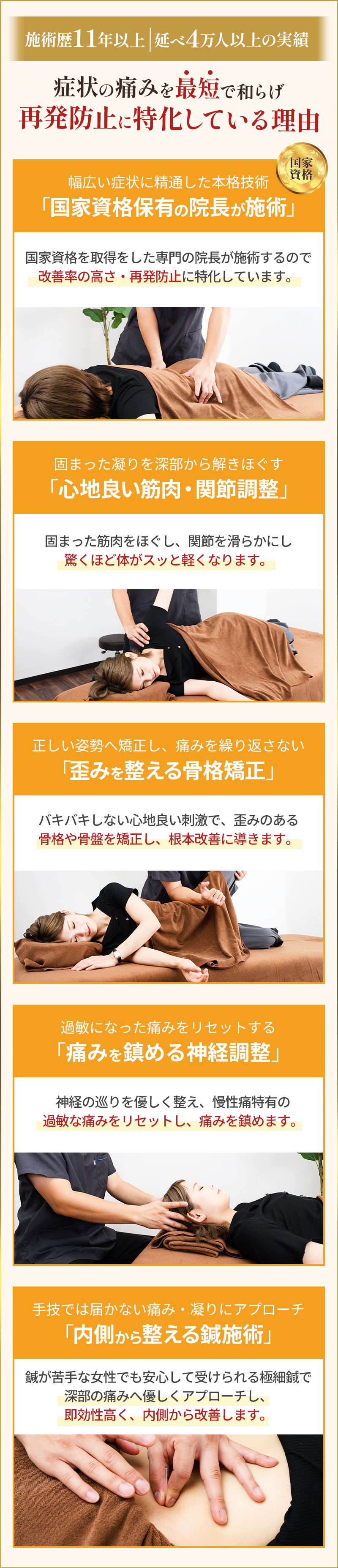 選ばれる理由