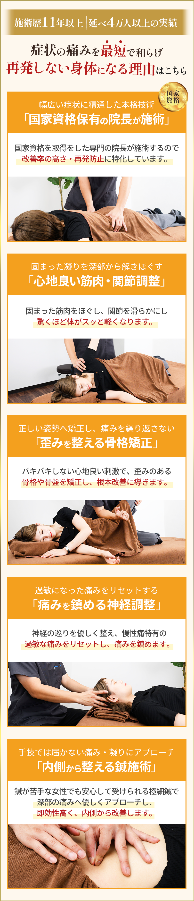 選ばれる理由