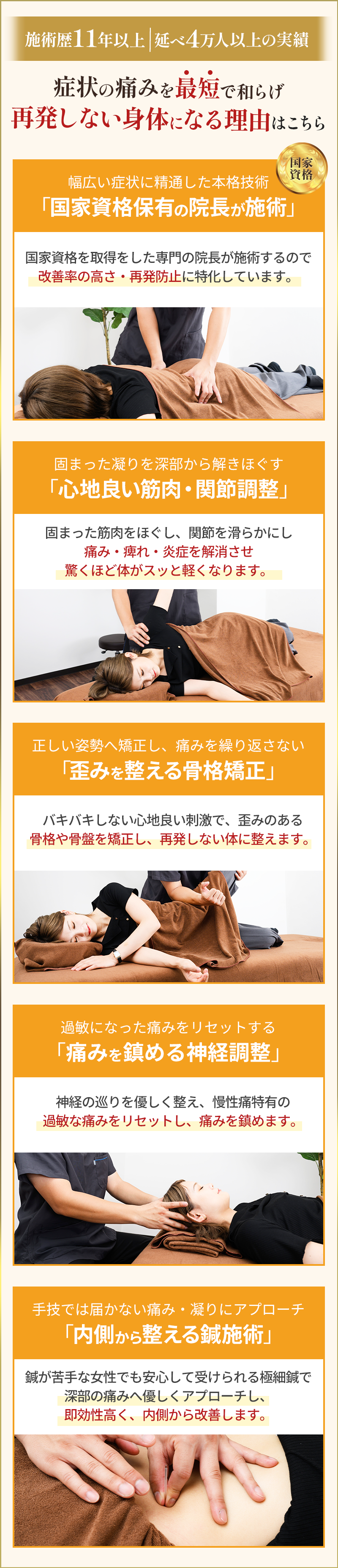 選ばれる理由