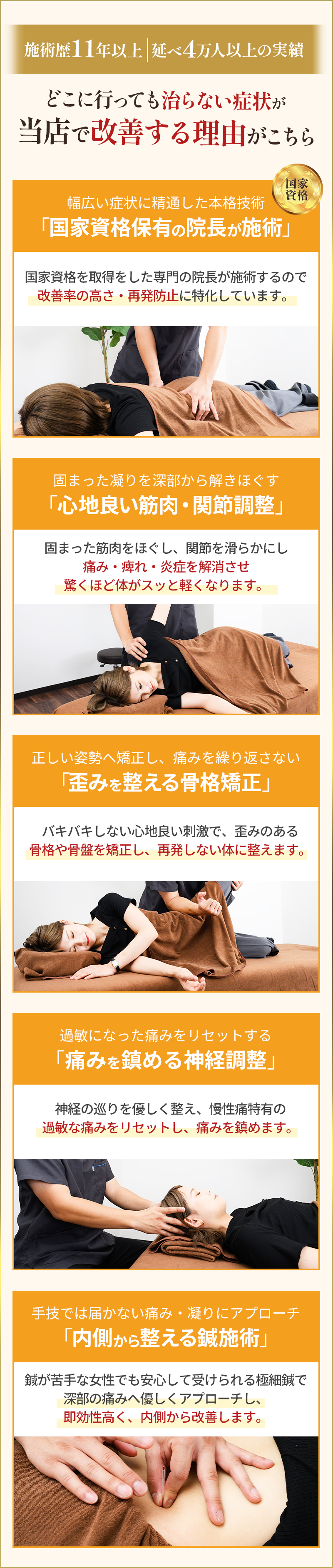 選ばれる理由
