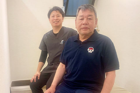 ふくらはぎの痛みの症状で来院された神戸市灘区の60代男性