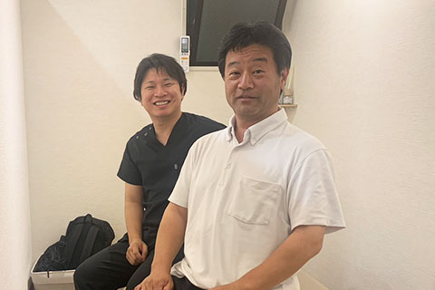 手のしびれ方の痛みで来院された神戸市灘区の60代男性